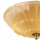 Люстра накладная Lightstar без лампы Zucche 820232 3х60W E14 фигурная янтарный/золото