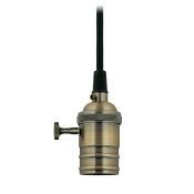 патрон декоративный Vintage UL-00004500 DLC-V-S24K/E27 TS/1M/BL BRONZE с выключателем патрон декоративный Vintage UL-00004500 DLC-V-S24K/E27 TS/1M/BL BRONZE с выключателем