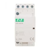 Контактор 25A 24VAC ST25-40-24 контакт 4NO, потребляемая мощность 4,0Вт, размер 2 модуля Контактор 25A 24VAC ST25-40-24 контакт 4NO, потребляемая мощность 4,0Вт, размер 2 модуля