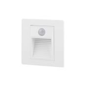 Встраиваемый светильник 1W Белый теплый DENKIRS SENSOR DK1020-WH 220V IP20 c датчиком движения квадратный белый Встраиваемый светильник 1W Белый теплый DENKIRS SENSOR DK1020-WH 220V IP20 c датчиком движения квадратный белый