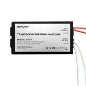 Трансформатор понижающий для галогеновых ламп 03-84 12V 35-105W металл черный IP20 Трансформатор понижающий для галогеновых ламп 03-84 12V 35-105W металл черный IP20