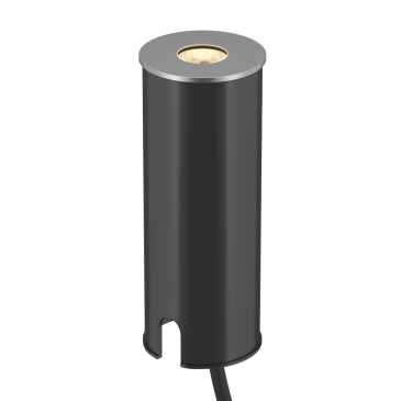 светильник     1W Белый дневной DL-AL-0471-1-SL-NW IP67  круглый встраиваемый серебристый
