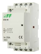 контактор 25A 220V ST25-40 контакт 4NO, потребляемая мощность 4,0Вт, размер 2 модуля