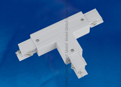 Соединитель для 3-х фазного шинопровода T-образный внешний правый  09752 UBX-A31 SILVER 1 POLYBAG