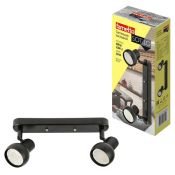 Накладной светильник Sotto без лампы UL-00009798 DLC-S621 GU10x2 цилиндр черный Накладной светильник Sotto без лампы UL-00009798 DLC-S621 GU10x2 цилиндр черный