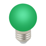 лампа декоративная светодиодная шар  G60 Зеленый  3.0W UL-00006958 LED-G60-3W/GREEN/E27/FR/С DECOR COLOR