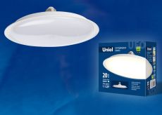 светодиодная лампа -светильник  Белый теплый 20W UL-00004570 LED-U165-20W/3000K/E27/FR PLU01WH