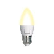 светодиодная лампа свеча Белый теплый  7W UL-00002414 LED-C37 7W/WW/E27/FR PLP01WH ЯРКАЯ