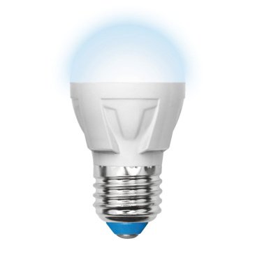 светодиодная лампа шар  G45 Белый дневной  6W UL-00000693 LED-G45-6W/NW/E27/FR/DIM PLP01WH Диммируемая Palazzo