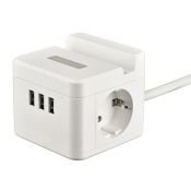 удлинитель с заземлением Uniel UL-00011251 S-GCD2-1.5SBUH WHITE 1,5м Standart удлинитель с заземлением Uniel UL-00011251 S-GCD2-1.5SBUH WHITE 1,5м Standart