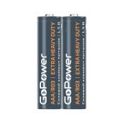 Батарейка 1,5V R-03 AAA BL2 GoPower Extra Heavy Duty блок 2шт. (солевая) Батарейка 1,5V R-03 AAA BL2 GoPower Extra Heavy Duty блок 2шт. (солевая)