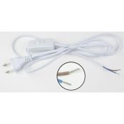 Кабель сетевой (2х0.5) 1.7м вил. UCX-C10-01A-170 WHITE UL-00006547 вил.+ выкл. белый Кабель сетевой (2х0.5) 1.7м вил. UCX-C10-01A-170 WHITE UL-00006547 вил.+ выкл. белый
