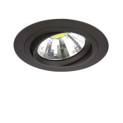 Точечный светильник Lightstar без лампы 214317 INTERO 111 AR111 круглый встраиваемый черный
