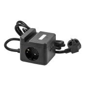 удлинитель с заземлением Uniel UL-00011252 S-GCD2-1.5SBUH BLACK 1,5м Standart удлинитель с заземлением Uniel UL-00011252 S-GCD2-1.5SBUH BLACK 1,5м Standart