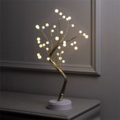 дерево светодиодное ЖЕМЧУЖИНЫ золотистые 45 см, 36 LED, ААх3, USB,теплый белый дерево светодиодное ЖЕМЧУЖИНЫ золотистые 45 см, 36 LED, ААх3, USB,теплый белый