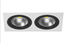 Накладной светильник Lightstar без лампы 00016707 Intero AR111 прямоугольный белый