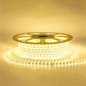 Светодиодная лента Белый теплый 2835 220V 60Led/м герм 17-44 IP65 50М Светодиодная лента Белый теплый 2835 220V 60Led/м герм 17-44 IP65 50М