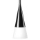 Подвесной светильник без лампы Lightstar 804117 CONICITA 1х40W E14 конус черный/белый