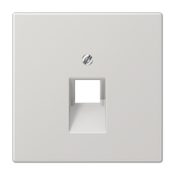 Накладка одиночная JUNG для телефонной и компьютерной розетки LS969-1UALG светло-серый