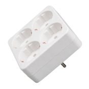 разветвитель -четверник Uniel с заземлением UL-00011241 S-GES4-16S WHITE разветвитель -четверник Uniel с заземлением UL-00011241 S-GES4-16S WHITE