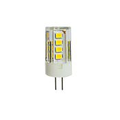 светодиодная лампа капсульная G4  Белый теплый  3W UL-00006742 LED-JC-220/3W/3000K/G4/CL GLZ09TR
