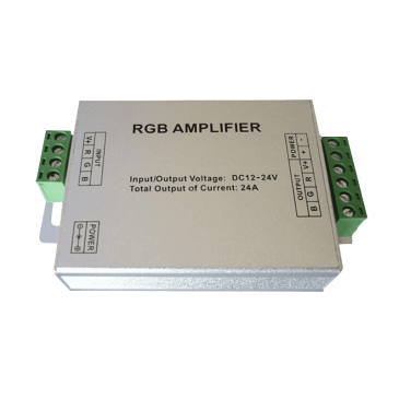 RGB-усилитель 00000000754 AMP-RGB-24A (12/24V) IP20