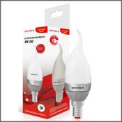 светодиодная лампа свеча на ветру Белый теплый 6W Supra SL-LED-CR-CNW-6W/3000/E14 7115 светодиодная лампа свеча на ветру Белый теплый 6W Supra SL-LED-CR-CNW-6W/3000/E14 7115