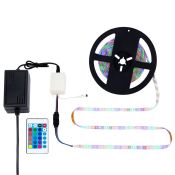 Комплект светодиодной ленты RGB 142-402 с блоком питания 5 метров IP65 LAMPER Комплект светодиодной ленты RGB 142-402 с блоком питания 5 метров IP65 LAMPER