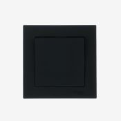 Пульт-радиопередатчик одноклавишный Base-1 без фиксации без рамки черный (карбон) Пульт-радиопередатчик одноклавишный Base-1 без фиксации без рамки черный (карбон)