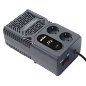 Стабилизатор напряжения релейный UL-00012766 U-SDE 500W Constant настольный 2 гнезда Стабилизатор напряжения релейный UL-00012766 U-SDE 500W Constant настольный 2 гнезда