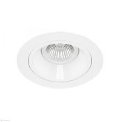 Точечный светильник Lightstar без лампы D61606 DOMINO ROUND МR16 GU5.3 круглый встраиваемый белый Точечный светильник Lightstar без лампы D61606 DOMINO ROUND МR16 GU5.3 круглый встраиваемый белый