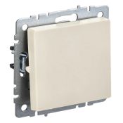 Выключатель встраиваемый одноклавишный IEK BRITE BR-V10-0-10-K10 ВС10-1-0-БрКр бежевый Выключатель встраиваемый одноклавишный IEK BRITE BR-V10-0-10-K10 ВС10-1-0-БрКр бежевый