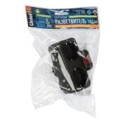 разветвитель -двойник Uniel с заземлением с выключателем UL-00011244 S-GES2-16PB BLACK разветвитель -двойник Uniel с заземлением с выключателем UL-00011244 S-GES2-16PB BLACK