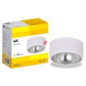 Накладной светильник без лампы IEK LIGHTING 4017 LT-UPB0-4017-GX53-1-K54  GX53 цилиндр накладной белый/хром Накладной светильник без лампы IEK LIGHTING 4017 LT-UPB0-4017-GX53-1-K54  GX53 цилиндр накладной белый/хром