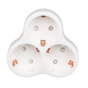 разветвитель -тройник Uniel с заземлением UL-00011235 S-GES3-16F WHITE разветвитель -тройник Uniel с заземлением UL-00011235 S-GES3-16F WHITE