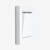 Пульт-радиопередатчик двуклавишный Base-2 без фиксации без рамки белый Пульт-радиопередатчик двуклавишный Base-2 без фиксации без рамки белый