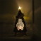 фигурка  светодиодная  «Ёлка с детьми и снеговиком», 19х35х11 см, пластик, USB, батарейки ААх3, свечение тёплое белое