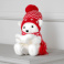 фигурка  светодиодная  «Медвежонок в шапке»  Белый теплый,10х18х10 см
