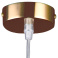 Подвесной светильник без лампы Lightstar 795412 CRISTALLO 1х40W G9 прямоугольный золото/прозрачный