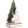 фигурка  светодиодная "ЕЛОЧКА С ОЛЕНЕМ"  Белый теплый, 504-002, 2Led, 2хААА, IP20