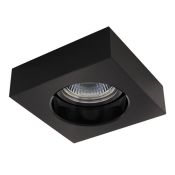Точечный светильник Lightstar без лампы 006127 LUI MR16/HP16  GU5.3/GU10 квадратный встраиваемый черный