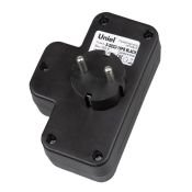 разветвитель -двойник Uniel с заземлением с выключателем UL-00011244 S-GES2-16PB BLACK разветвитель -двойник Uniel с заземлением с выключателем UL-00011244 S-GES2-16PB BLACK