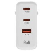 Зарядное устройство GPQC10 1USB+2Type-C 65W QC3.0 GAN GoPower белый Зарядное устройство GPQC10 1USB+2Type-C 65W QC3.0 GAN GoPower белый