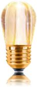лампа декоративная светодиодная шар  G45 Белый теплый  1.5W 057-233 E27