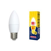 светодиодная лампа свеча Белый теплый 11W UL-00003815 LED-C37-11W/WW/E27/FR/NR Volpe