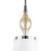 Подвесной светильник без лампы Lightstar 806010 ESCICA 1х40W E14 конус хром/белый