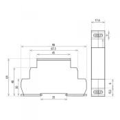 Автомат светочувствительный (фотореле) SOU-1/230V + датчик, аналог,1-модуль, уровень освещ.  1-50000Lx 8595188175517 Автомат светочувствительный (фотореле) SOU-1/230V + датчик, аналог,1-модуль, уровень освещ.  1-50000Lx 8595188175517
