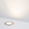 светильник   9W Белый дневной 032213  LTD-GROUND-TILT-R80-9W 220V IP67 круглый встраиваемый серебристый