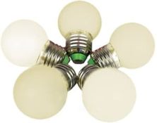 лампа декоративная светодиодная шар  G45 Белый теплый  2.0W RL-B-E27-G45-2W-WW