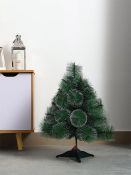 Ёлка искусственная «Зимнее волшебство. Кедр с серебром», 60 см, d нижнего яруса 50 см, d иголок 10 см, 35 веток отгибаются Ёлка искусственная «Зимнее волшебство. Кедр с серебром», 60 см, d нижнего яруса 50 см, d иголок 10 см, 35 веток отгибаются